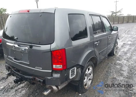 2012 Honda Pilot Ex-L from USA, damaged, VIN 5FNYF4H5XCB080387
